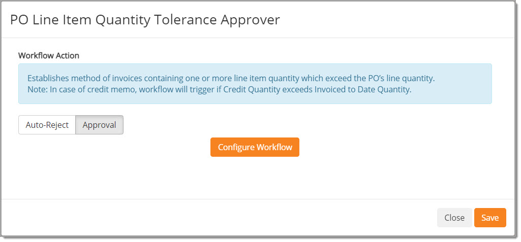 PO Line Item Quantity Rule
